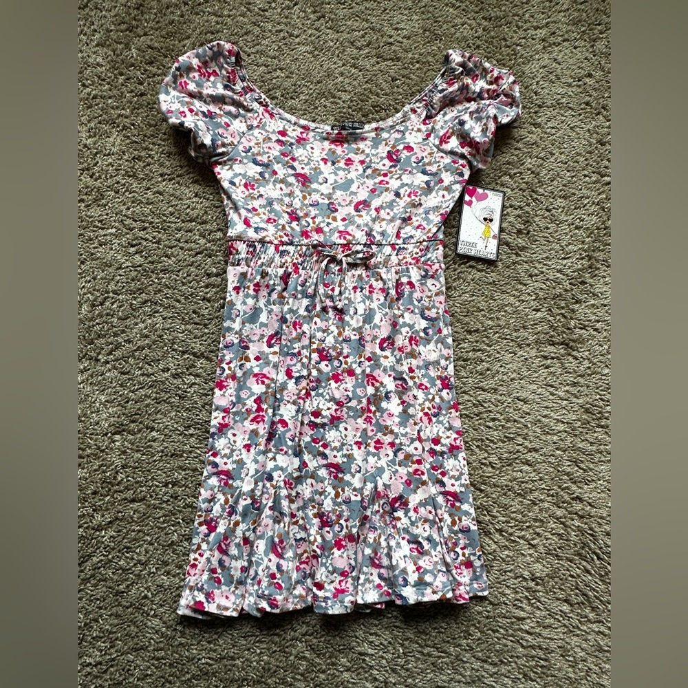 Three Pink Hearts Trixxi Floral Dress